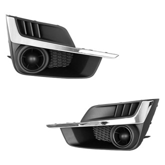 Replace® - Front Driver and Passenger Side Fog Light Cover Set (Standard Line)