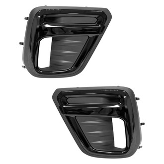 Replace® - Front Driver and Passenger Side Fog Light Bezel Set (Standard Line)