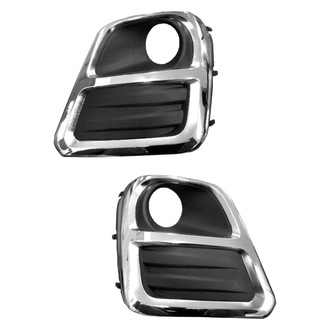 Replace® - Front Driver and Passenger Side Fog Light Bezel Set (Standard Line)