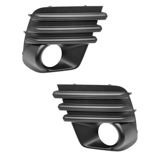 Replace® - Front Driver and Passenger Side Fog Light Bezel Set (Standard Line)