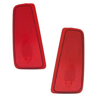 Replace® - Rear Driver and Passenger Side Bumper Reflector Set (CAPA Certified)