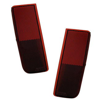 Replace® - Rear Driver and Passenger Side Bumper Reflector Set (Standard Line)
