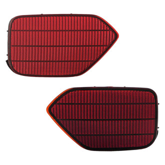 Replace® - Rear Driver and Passenger Side Bumper Reflector Set (CAPA Certified)