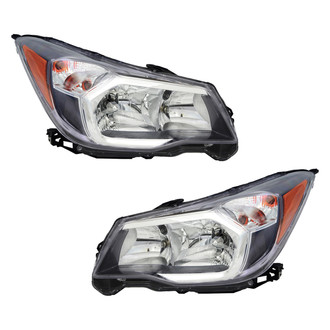 Replace® - Brand New OE Driver and Passenger Side Replacement Headlight Set