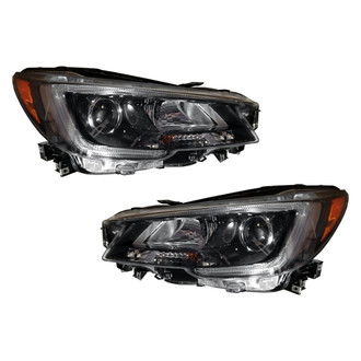Replace® - Driver and Passenger Side Replacement Headlight Set (CAPA Certified)