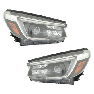 Replace® - Driver and Passenger Side Replacement Headlight Set (Standard Line)