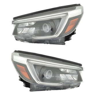 Replace® - Driver and Passenger Side Replacement Headlight Set (CAPA Certified)