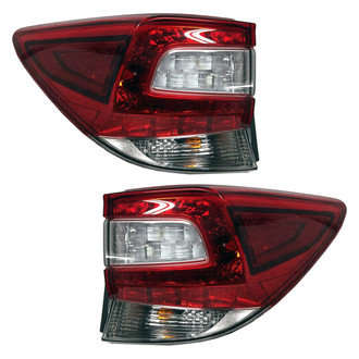 Replace® - Driver and Passenger Side Outer Replacement Tail Lights (CAPA Certified)