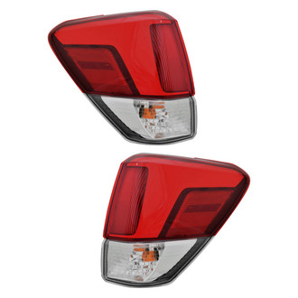 Replace® - Black LED Tail Lights