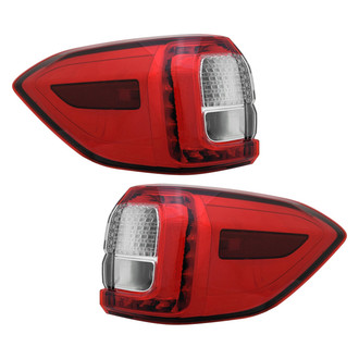 Replace® - Driver and Passenger Side Outer Replacement Tail Lights (CAPA Certified)