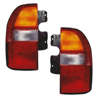 Replace® - Driver and Passenger Side Replacement Tail Light Lens and Housings (Standard Line)