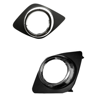 Replace® - Front Driver and Passenger Side Fog Light Bezel Set (Standard Line)