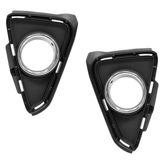 Replace® - Front Driver and Passenger Side Fog Light Bezel Set (Standard Line)