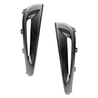 Replace® - Front Driver and Passenger Side Daytime Running Light Bezel Set (Standard Line)