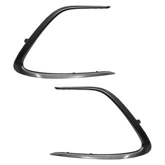 Replace® - Front Driver and Passenger Side Bumper Cover Molding Set (Standard Line)