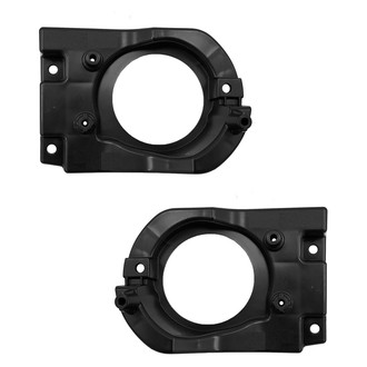 Replace® - Front Driver and Passenger Side Fog Light Bezel Set (Standard Line)