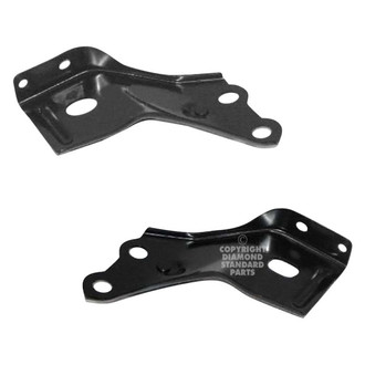 Replace® - Front Outer Driver and Passenger Side Bumper Mounting Bracket Set (Diamond Standard Line)