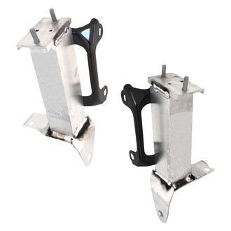 Replace® - Front Lower Driver and Passenger Side Bumper Impact Bar Bracket Set (CAPA Certified)