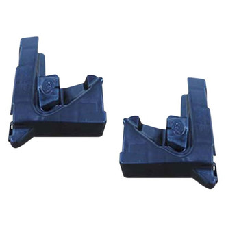 Replace® - Front Driver and Passenger Side Bumper Absorber Reinforcement Bracket Set (CAPA Certified)