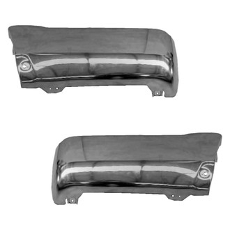 Replace® - Rear Outer Driver and Passenger Side Bumper End Set (Standard Line)