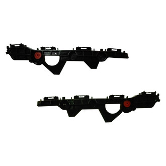 Replace® - Rear Driver and Passenger Side Bumper Cover Side Stiffener Support Bracket Set (Standard Line)