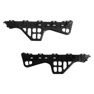 Replace® - Rear Driver and Passenger Side Bumper Cover Side Support Bracket Set (Standard Line)