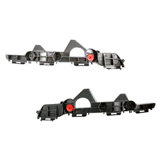 Replace® - Rear Outer Driver and Passenger Side Bumper Cover Support Set (Standard Line)