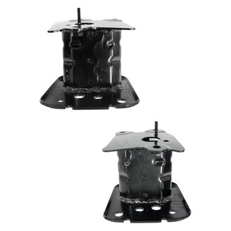 Replace® - Rear Driver and Passenger Side Bumper Reinforcement Bracket Set (Diamond Standard Line)
