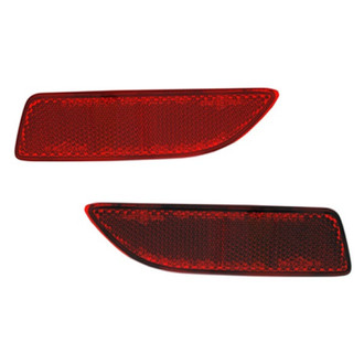 Replace® - Rear Driver and Passenger Side Bumper Reflector Set (CAPA Certified)