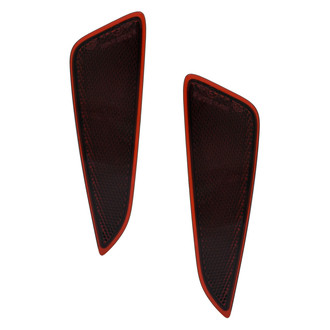 Replace® - Rear Driver and Passenger Side Bumper Reflector Set (CAPA Certified)