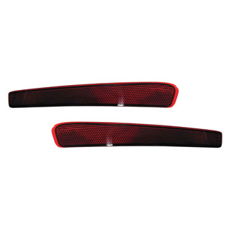 Replace® - Rear Driver and Passenger Side Bumper Reflector Set (CAPA Certified)