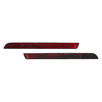 Replace® - Rear Driver and Passenger Side Bumper Reflector Set (CAPA Certified)