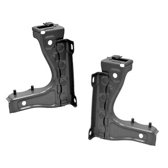 Replace® - Driver and Passenger Side Radiator Support Bracket Set (Standard Line)