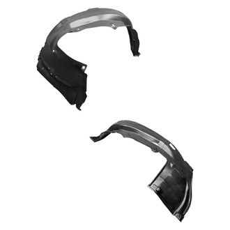 Replace® - Front Driver and Passenger Side Fender Liner Rear Section Set (Standard Line)