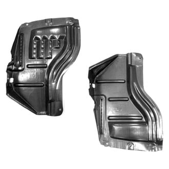 Replace® - Front Driver and Passenger Side Fender Liner Front Section Set (Standard Line)