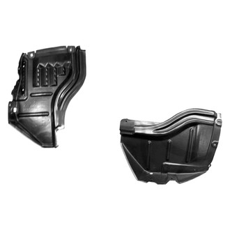 Replace® - Front Driver and Passenger Side Fender Liner Front Section Set (Standard Line)