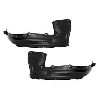 Replace® - Front Rearward Driver and Passenger Side Fender Liner Rear Section Set (CAPA Certified)