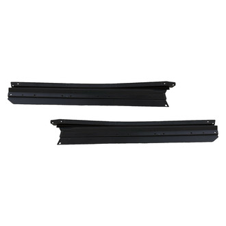 Replace® - Rear Lower Driver and Passenger Side Door Molding Set (Standard Line)