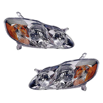 Replace® - Driver and Passenger Side Replacement Headlight Set (CAPA Certified)