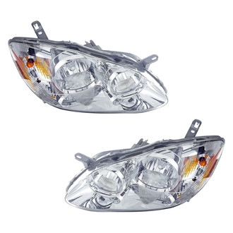 Replace® - Driver and Passenger Side Replacement Headlight Set (CAPA Certified)