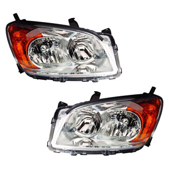 Replace® - Driver and Passenger Side Replacement Headlight Set (CAPA Certified)