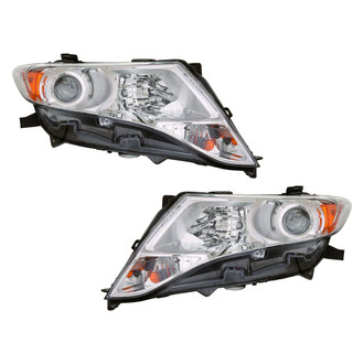Replace® - Driver and Passenger Side Replacement Headlight Set (CAPA Certified)