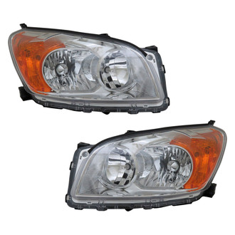 Replace® - Driver and Passenger Side Replacement Headlight Set (CAPA Certified)