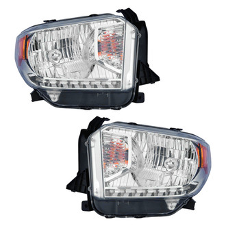 Replace® - Driver and Passenger Side Replacement Headlight Set (CAPA Certified)