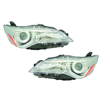 Replace® - Driver and Passenger Side Replacement Headlight Set (Standard Line)