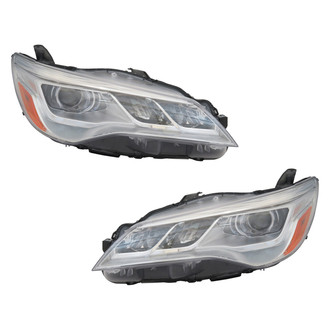 Replace® - Driver and Passenger Side Replacement Headlight Set (CAPA Certified)