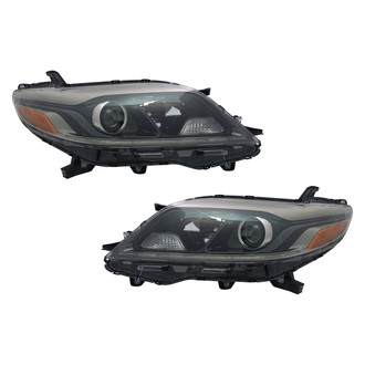 Replace® - Driver and Passenger Side Replacement Headlight Set (CAPA Certified)