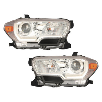 Replace® - Driver and Passenger Side Replacement Headlight Set (CAPA Certified)