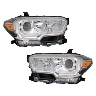 Replace® - Driver and Passenger Side Replacement Headlight Set (Standard Line)