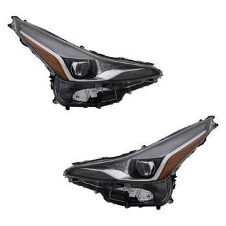 Replace® - Driver and Passenger Side Replacement Headlight Set (CAPA Certified)